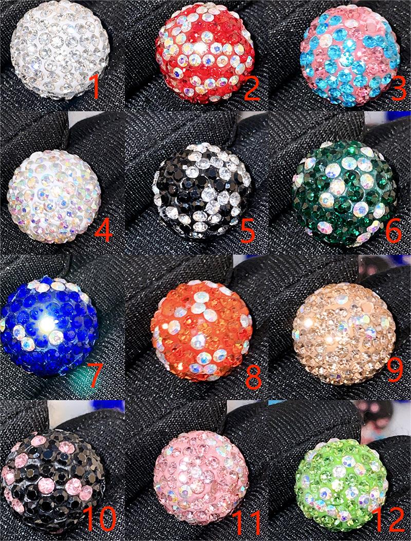 16MMラインストーンボールビーズ(20pcs入り